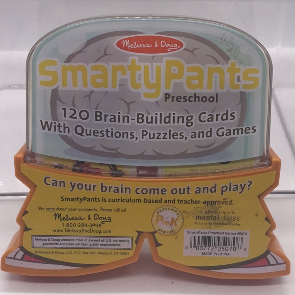 💵3/$13 FILL A BOX SALE! Melissa & Doug Smarty Pants 120 Brain Building Cards